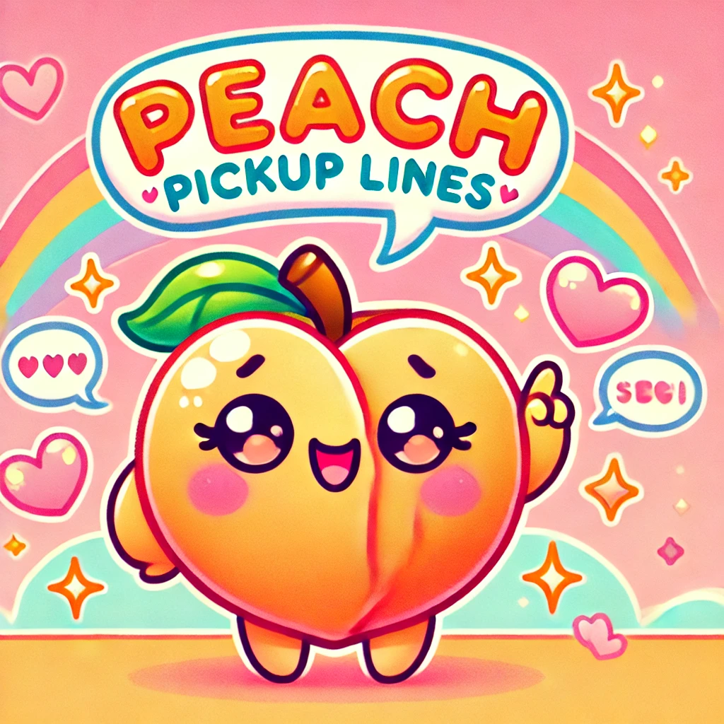 peach pick up lines