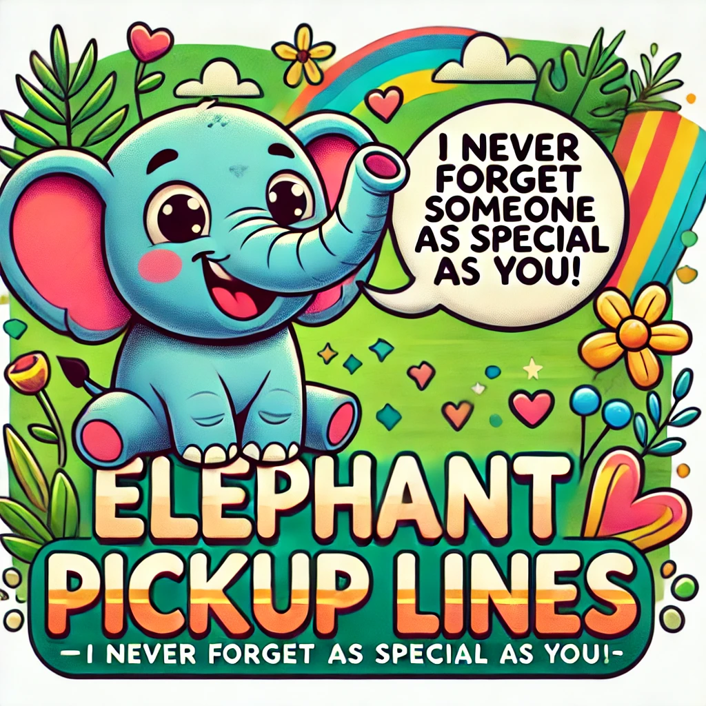 elephant pickup lines