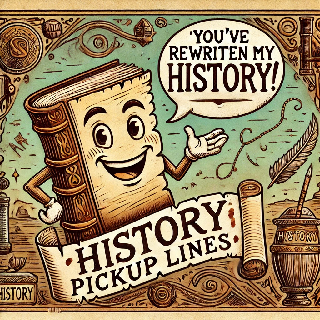 history pickup lines