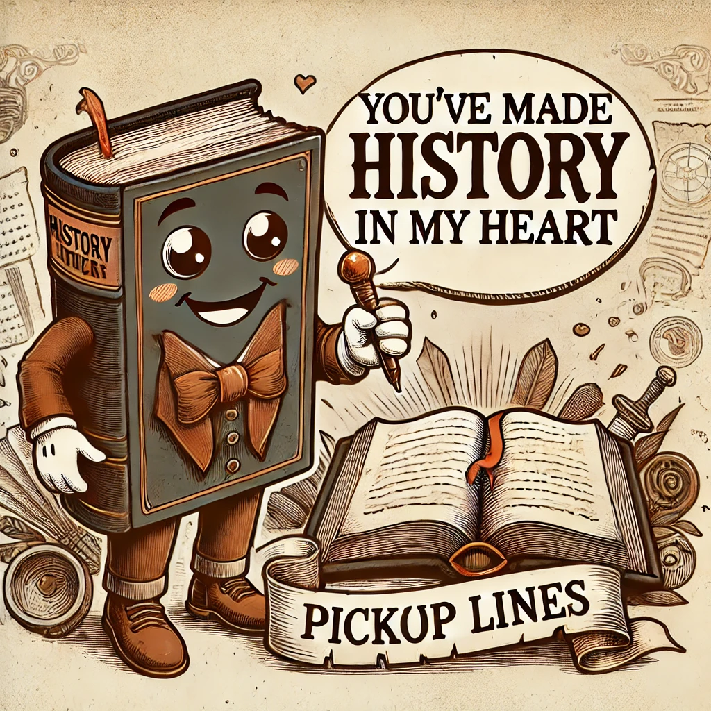 history pickup lines