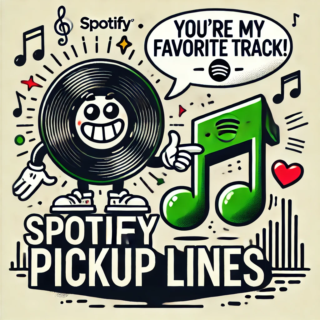 spotify pickup lines