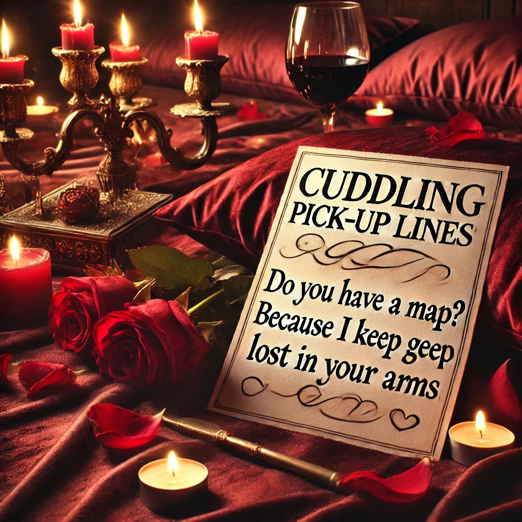 cuddling pick up lines