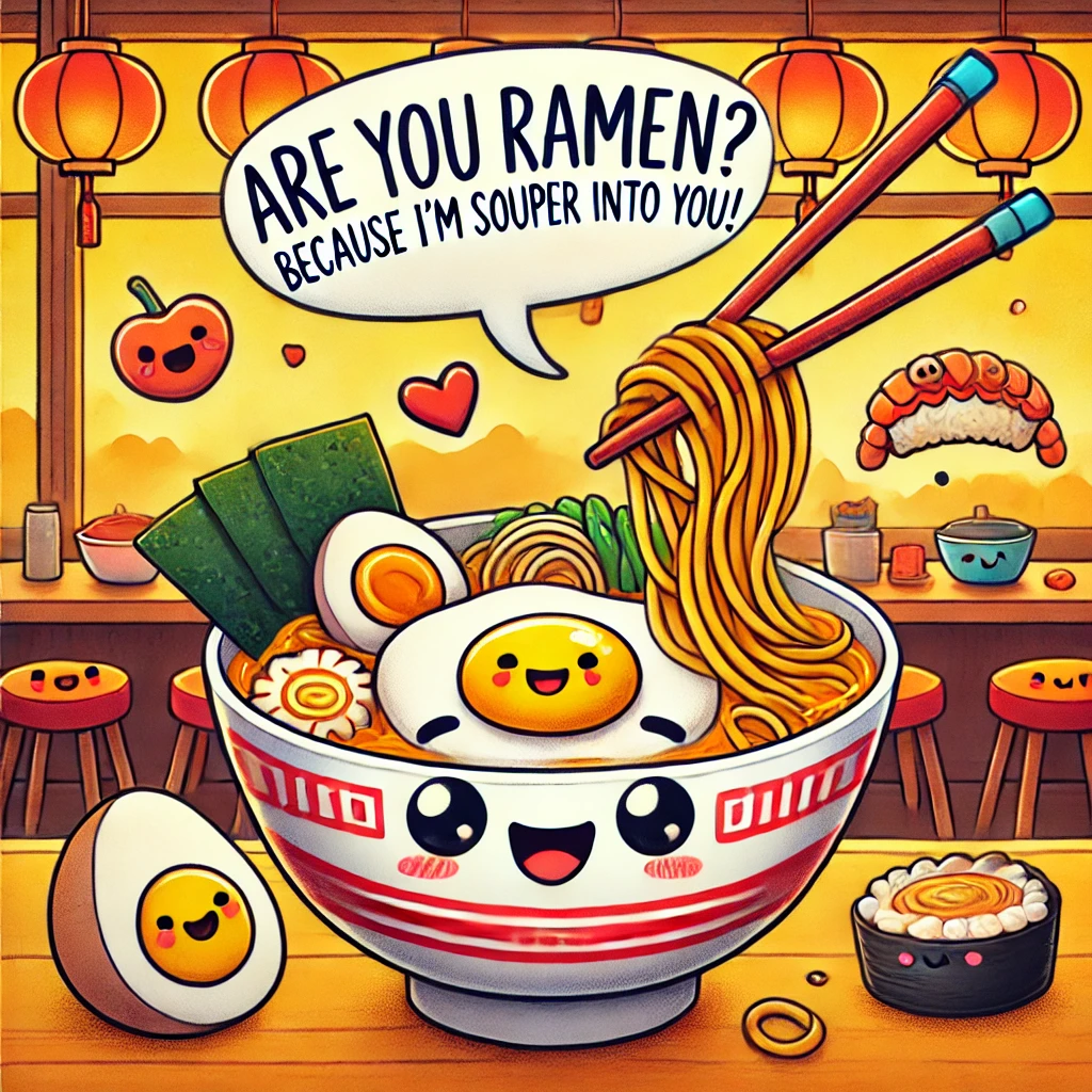 ramen pick up lines