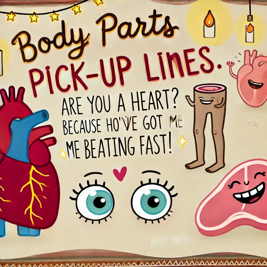 body parts pick up lines
