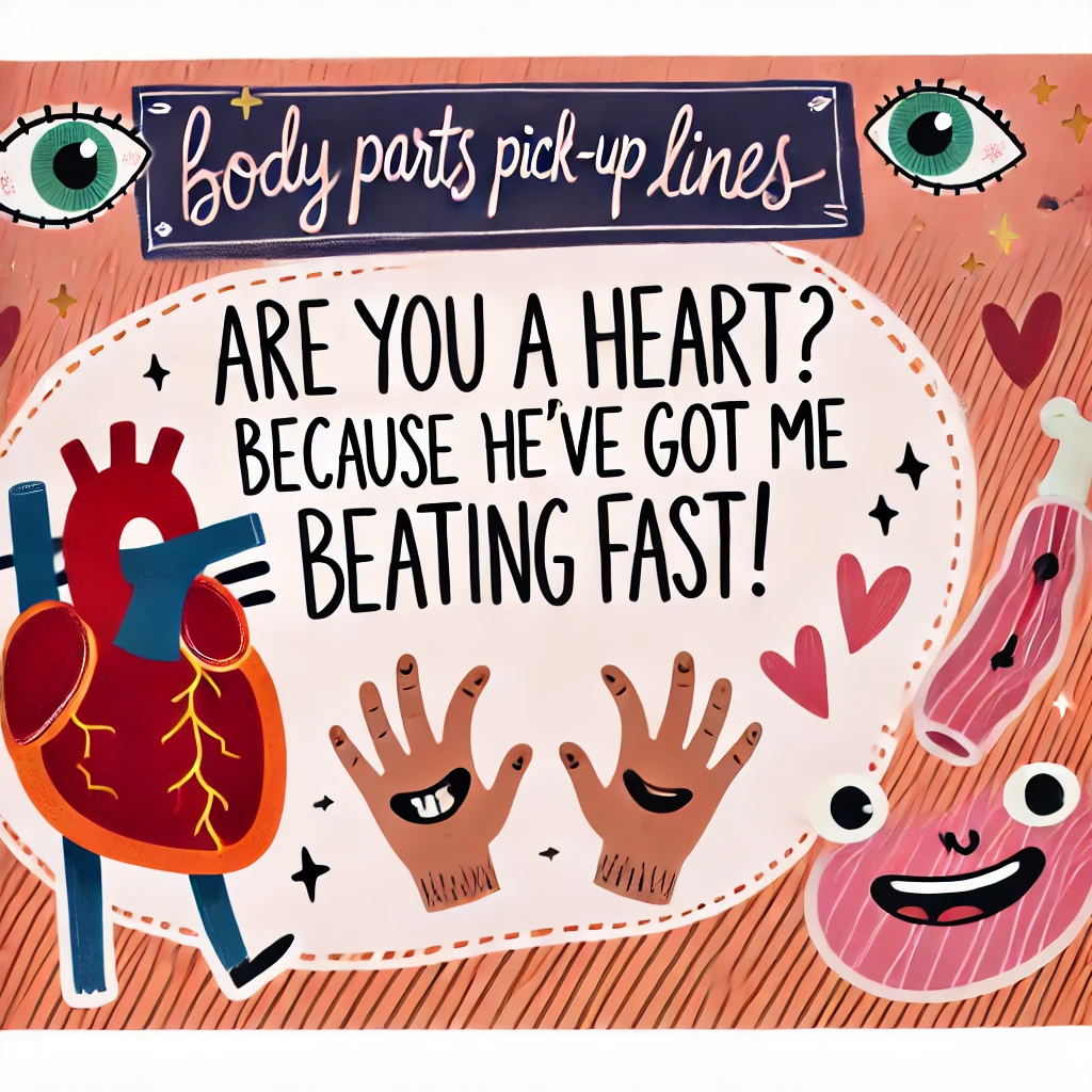 body parts pick up lines