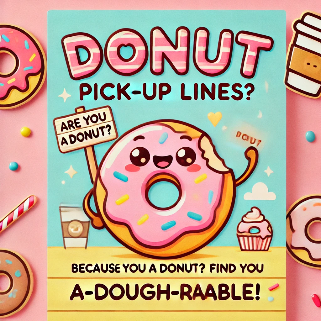 DONUT PICK UP LINES