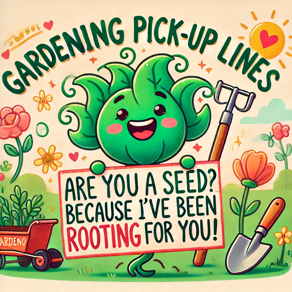 gardening pick up lines