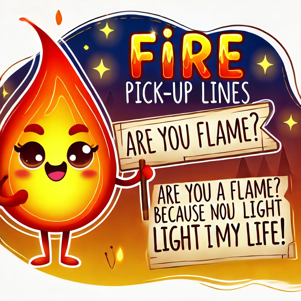 FIRE PICK UP LINES