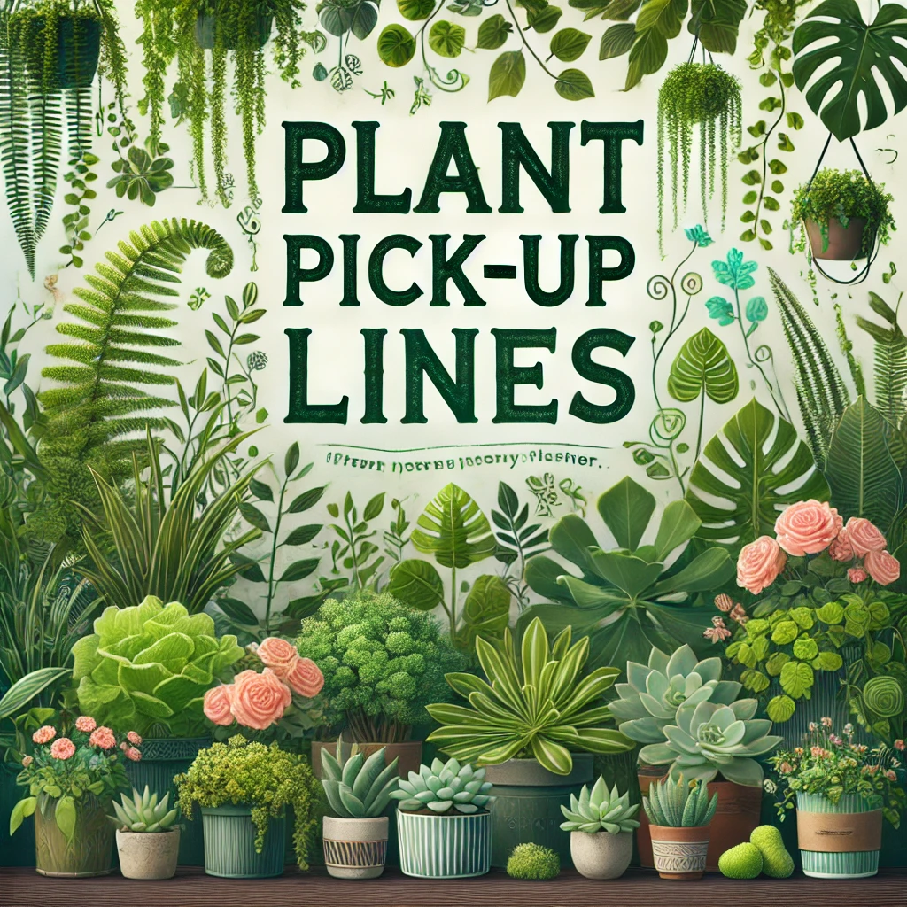 plant pick up lines