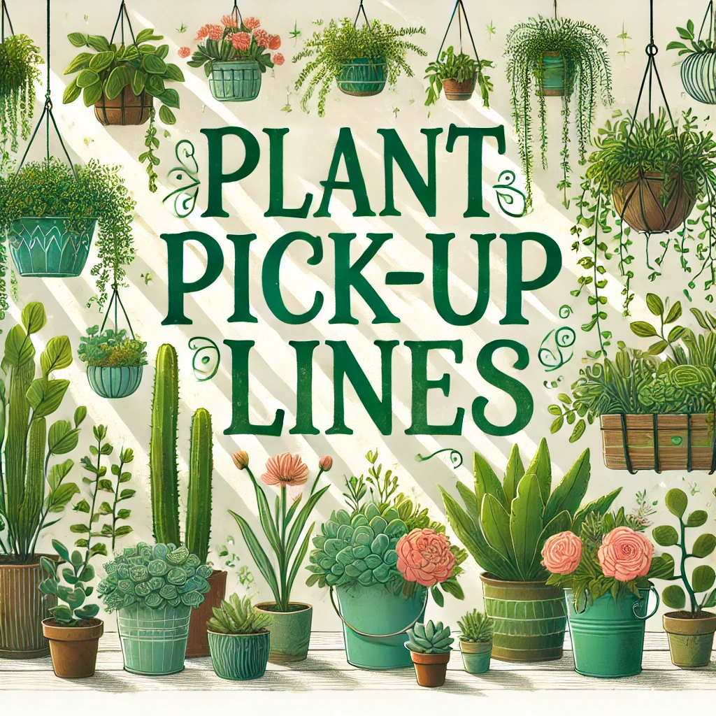 plant pick up lines