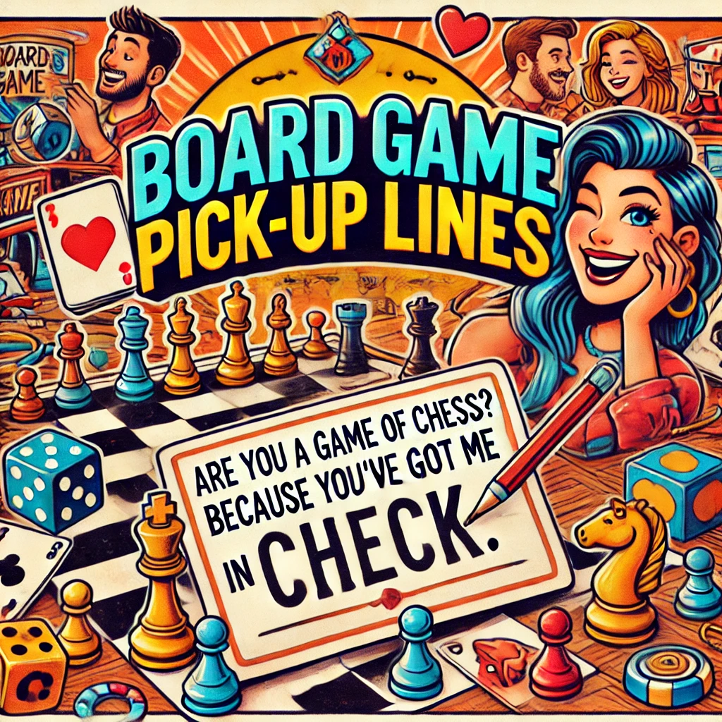 board games pick up lines