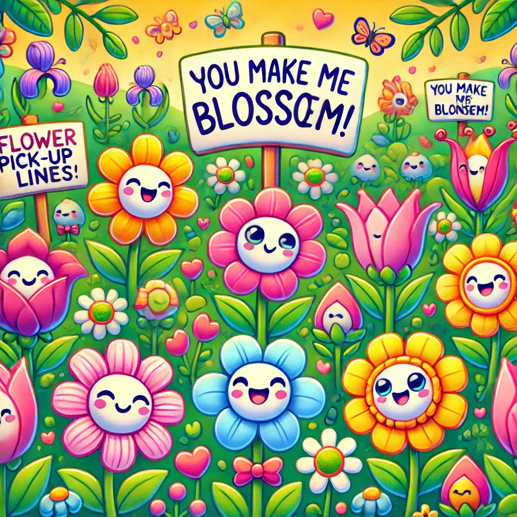 flower pick up lines